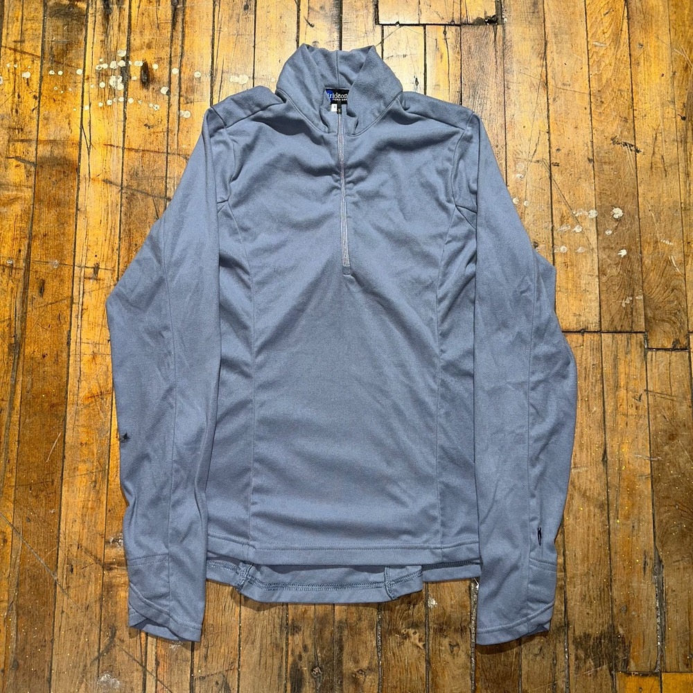 Irideon Riding Wear 1/4 Zip Pullover‎ Women's Large Gray Long Sleeve Mock Neck